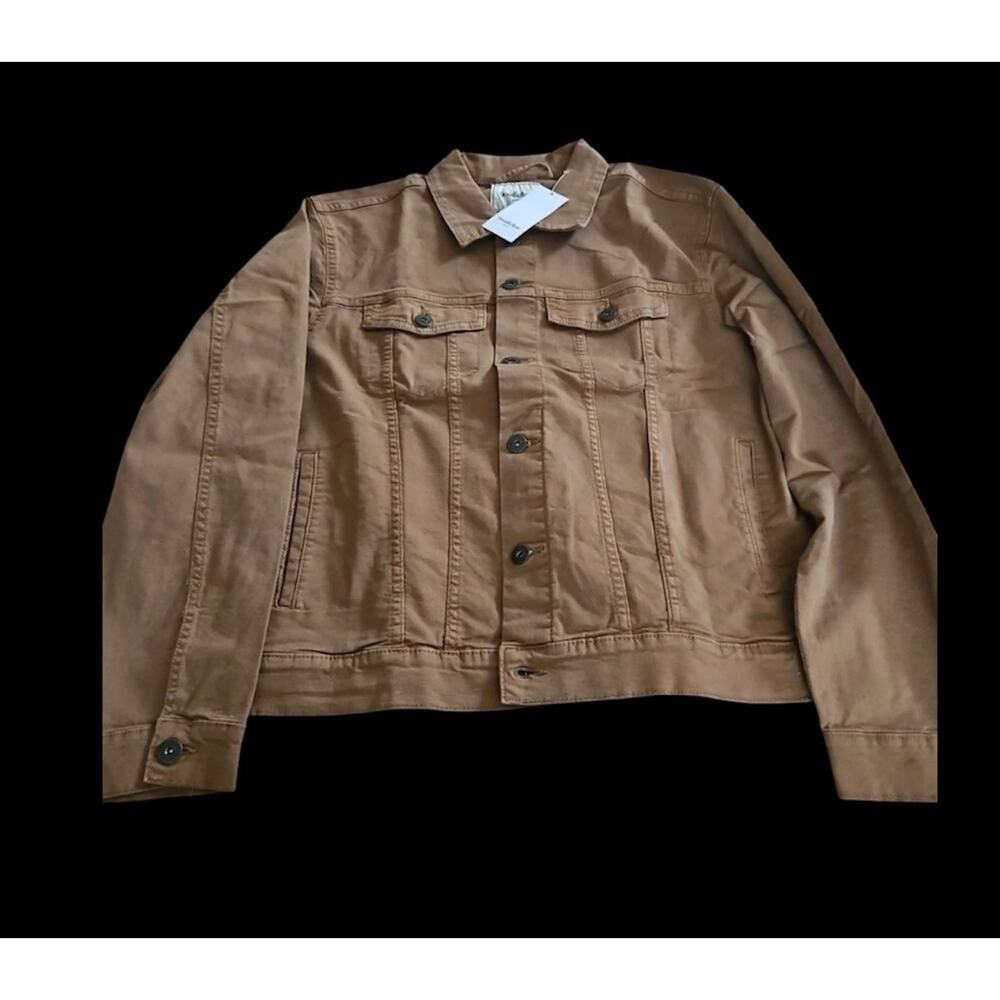 NEW Mens Size Large Goodfellow Brand Denim Jacket Stretch SIZE LARGE - Picture 2 of 4